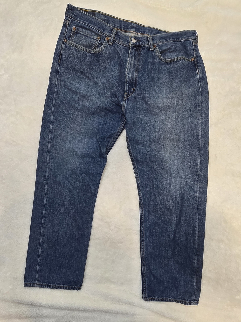 Levi's 505 Regular Fit Men's Denim Jeans Blue - W38 x L30